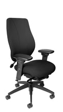 Load image into Gallery viewer, tCentric Hybrid with Upholstered Backrest and Seat, Midnight Black Frame
