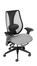 Load image into Gallery viewer, tCentric Hybrid with Mesh Backrest and Upholstered Seat, Midnight Black Frame

